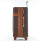 HouseOfZazla 4-piece hard shell luggage set with spinner wheels in multiple colors