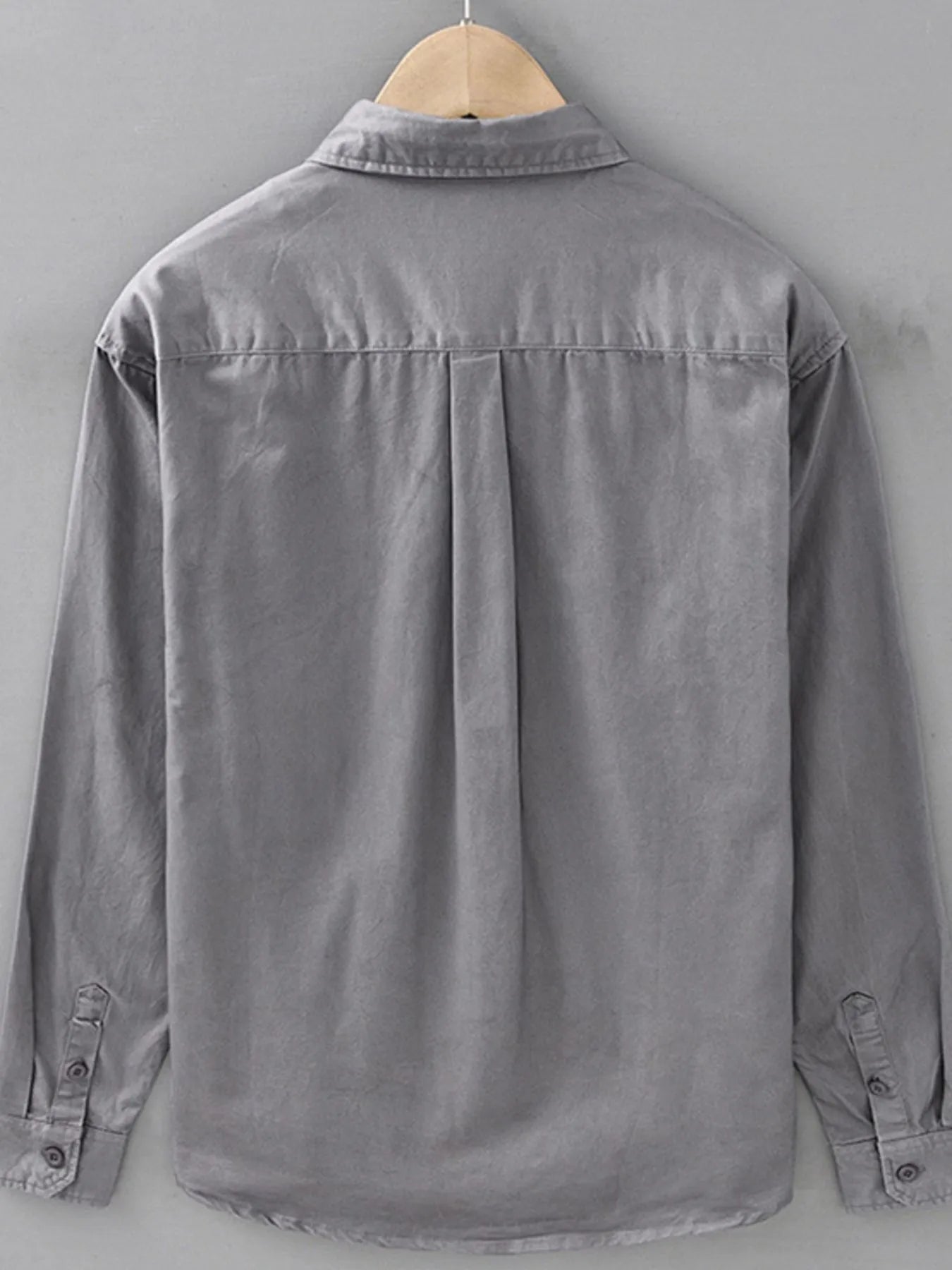 Men's Plus Size Button Up Long Sleeve Shirt - Farnelli