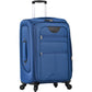 HouseOfZazla expandable softside luggage 3-piece set with spinner wheels in multiple colors