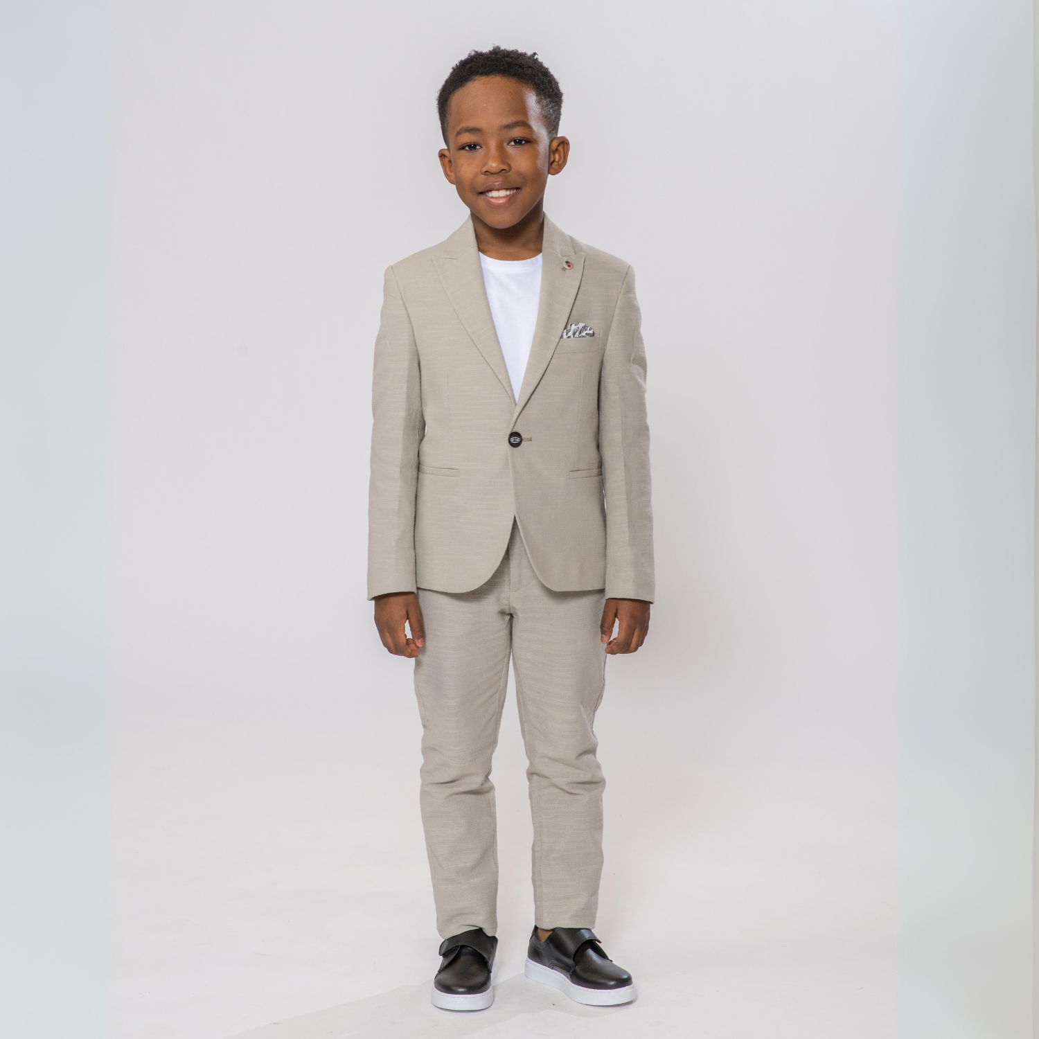 Linen Leo Boys Suit - Farnelli