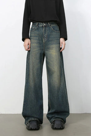 Men's Wide Leg Jeans - Farnelli