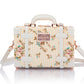 SarahFace Train Case - Beige Floral's