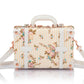 SarahFace Train Case - Beige Floral's