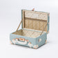SarahFace 2 Pieces Luggage Set - Embossed Blue