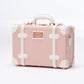 SarahFace 2 Pieces Luggage Set - Embossed Pink's