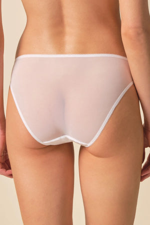 Gossard Glossies Lace White Sheer Bikini Panty-1