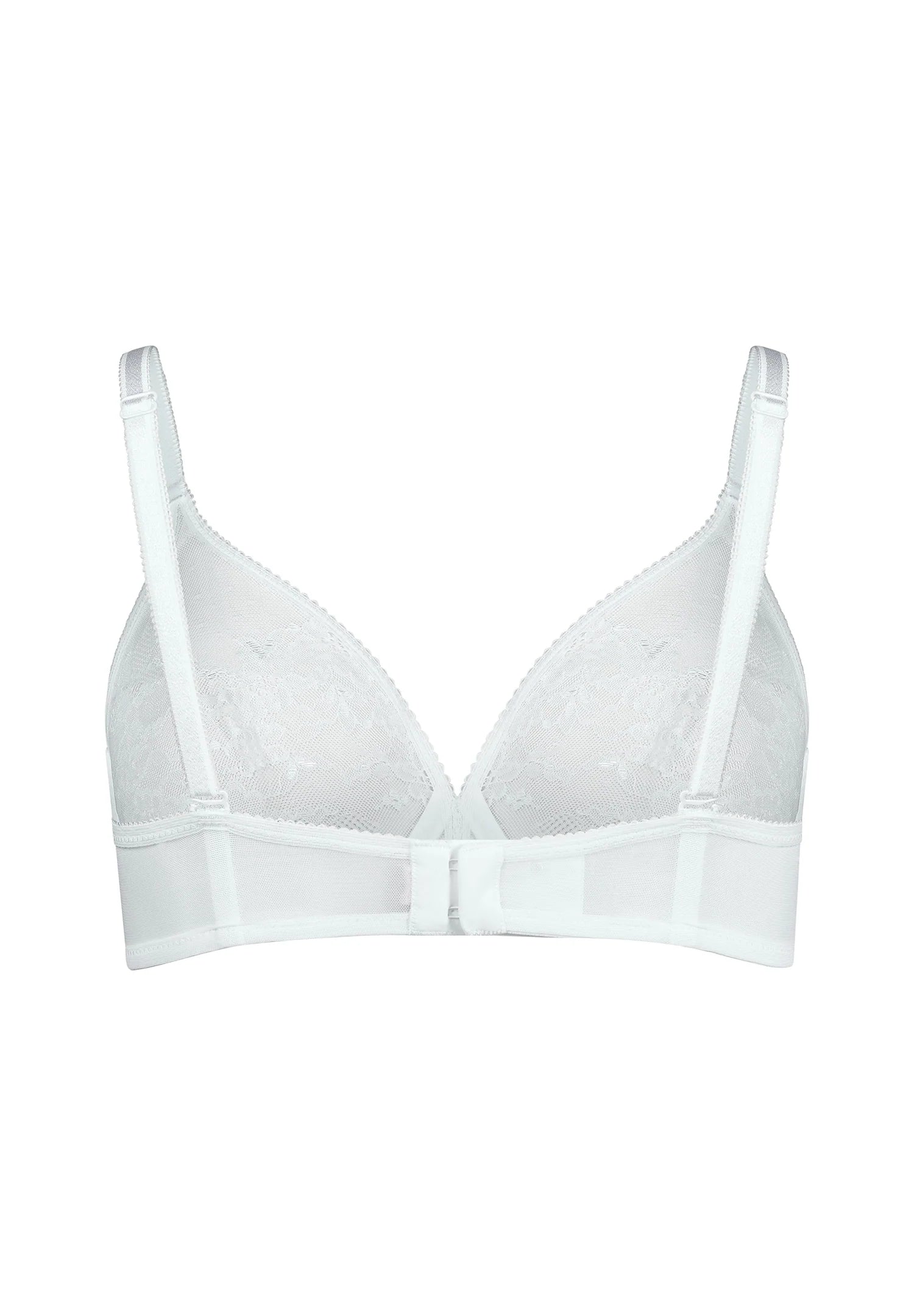 Gossard Glossies Lace White Sheer Molded Bra-4