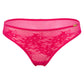 Gossard Glossies Lace Hot Pink Sheer Bikini Panty