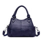 Women's Retro Soft Leather Korean Simple Fashion Shoulder Bags
