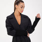 Miru Trench Coat in Black
