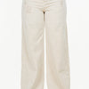 American Bazi High Waist Distressed Wide Leg Jeans - Beige