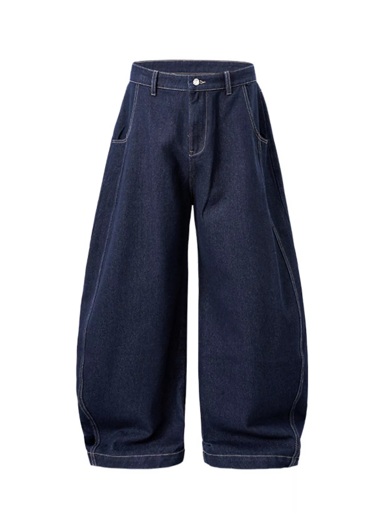 Men's Washed Wide Leg Jeans - Farnelli