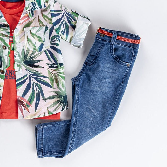 Stylish Tarzan Boys Casual Set - Farnelli