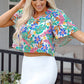 Marlowe Loose Fit Puff Sleeve Square Neck Blouse - Farnelli