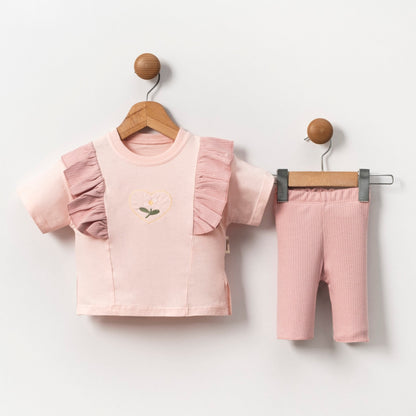 The Blossom Breeze Girls Casual Set - Farnelli