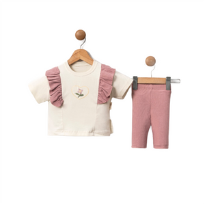 The Blossom Breeze Girls Casual Set - Farnelli