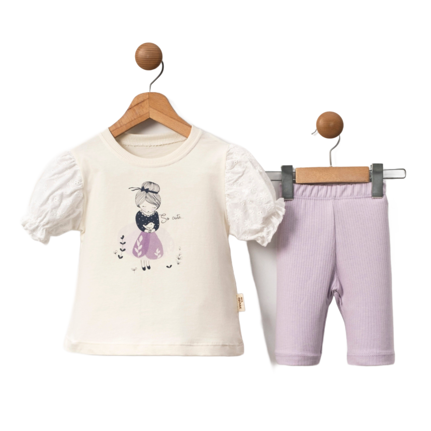 The Feathered Friend Girls Casual Set-1