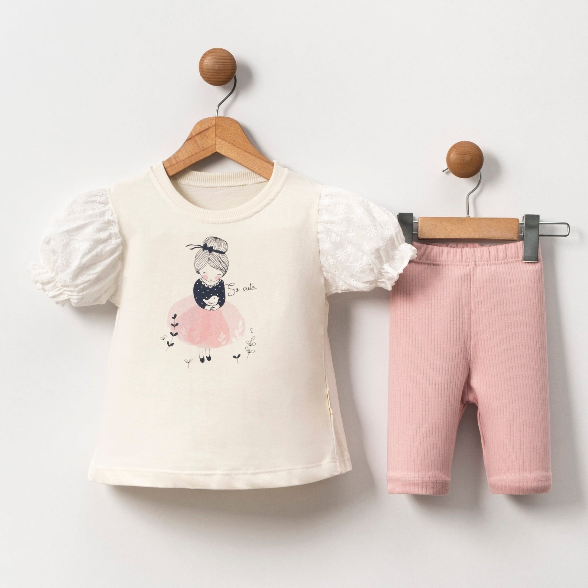 The Feathered Friend Girls Casual Set-5