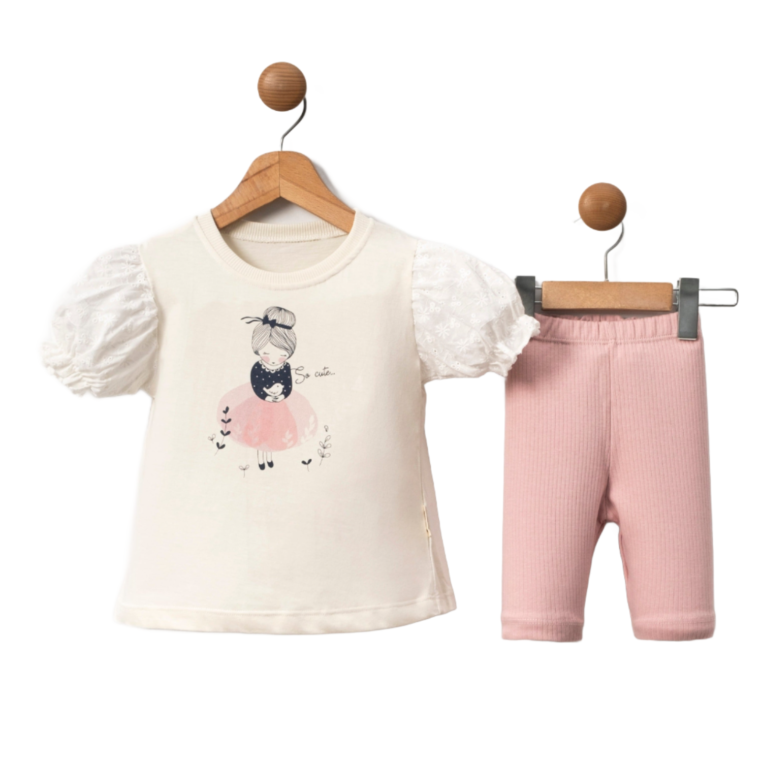The Feathered Friend Girls Casual Set-2