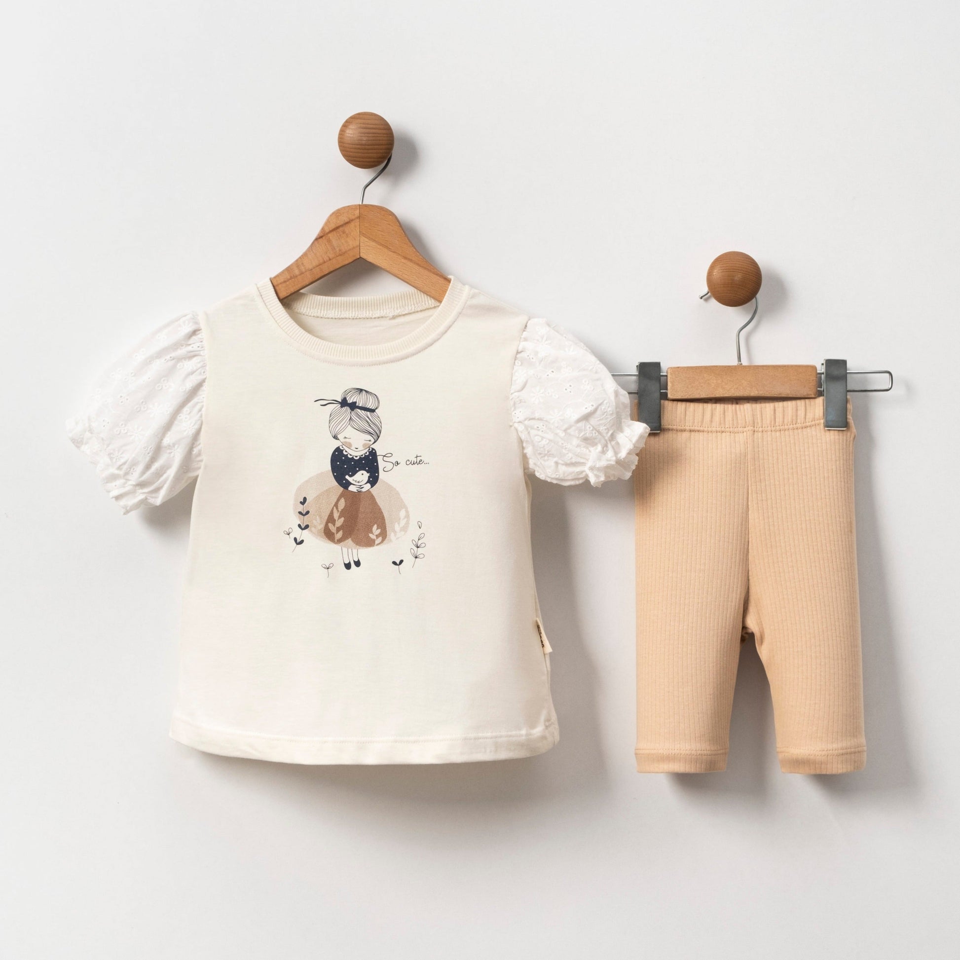 The Feathered Friend Girls Casual Set-3