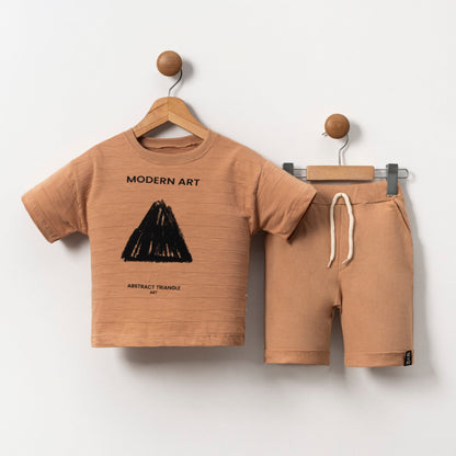 The Abstract Art Boys Casual Set - Farnelli