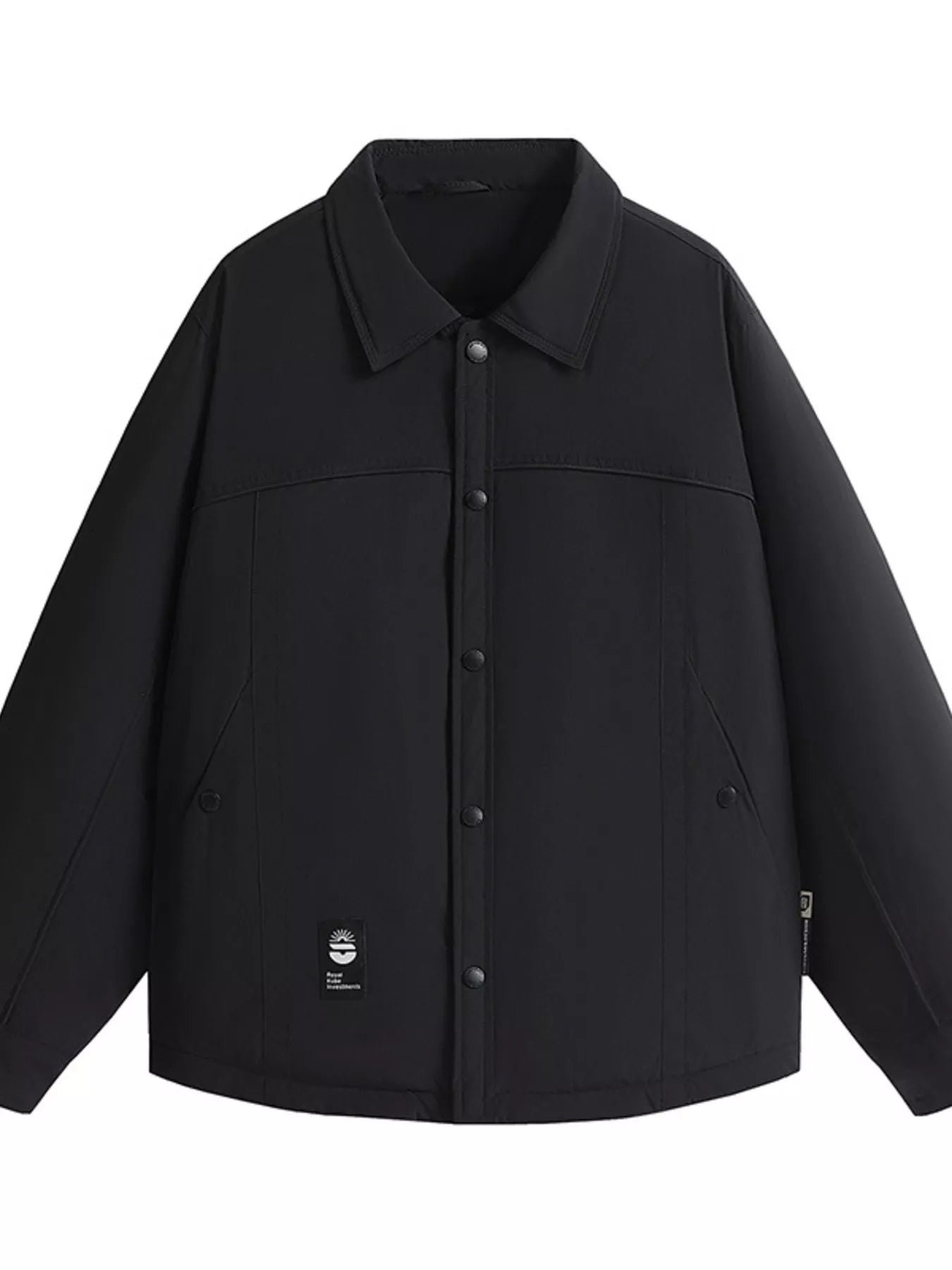 Men's Plus Size Casual Snap-Down Lightweight Jacket - Farnelli