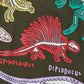 Children's Dinosaur Skeleton Round Neck T-Shirt - Farnelli