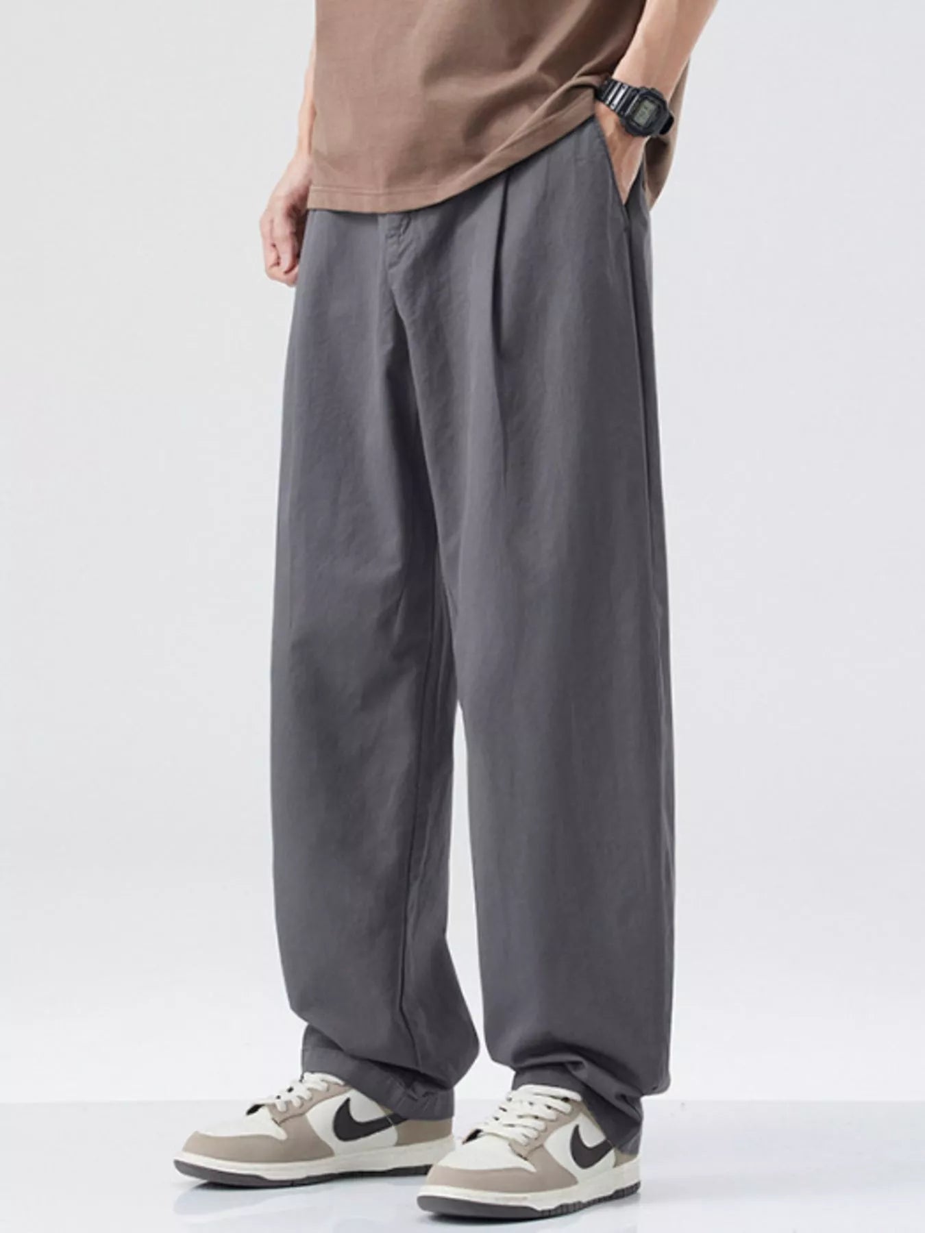 Men's Wide Leg Casual Pants - Farnelli