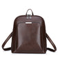 Women's Soft Leather Korean Fashion Retro Shaped Backpacks