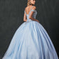Juliet 1430 Dress Quinceanera Ball Gown Embroidered Applique Glitter Tulle