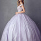 Juliet 1430 Dress Quinceanera Ball Gown Embroidered Applique Glitter Tulle