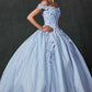 Juliet 1433 Dress Quinceanera Ball Gown 3D Floral Embroidered