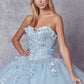 Juliet 1435 A-Line Ball Quinceanera Gown