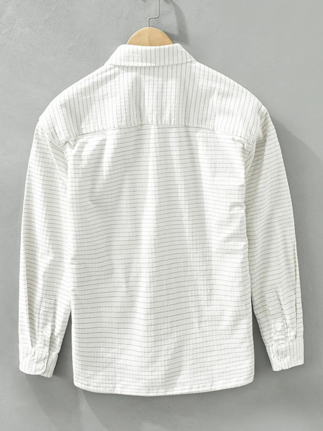 Men's Plus Size Button Up Long Sleeve Shirt - Farnelli