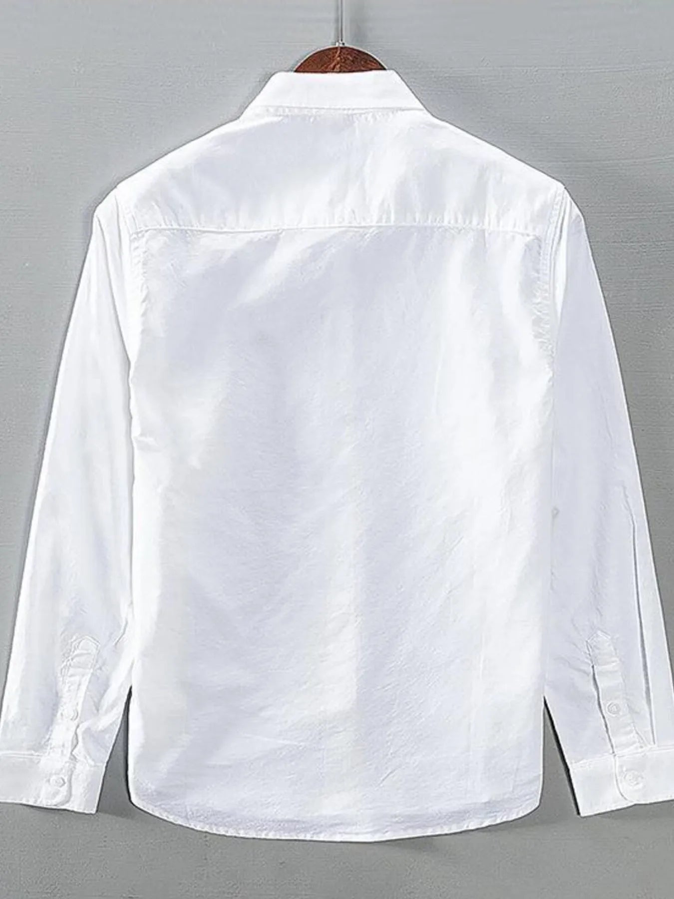 Men's Plus Size Button Up Long Sleeve Shirt - Farnelli
