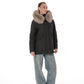 Genuine Polar Fox Trim Coat