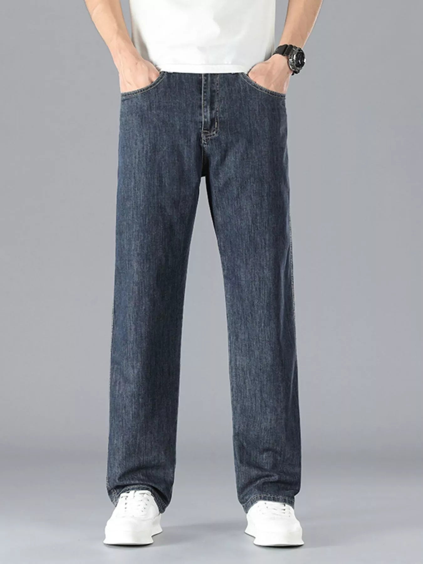Men's Straight Leg Jeans - Farnelli