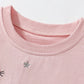 Children's Round Neck Short Sleeve Sweatshirt Dress - Farnelli