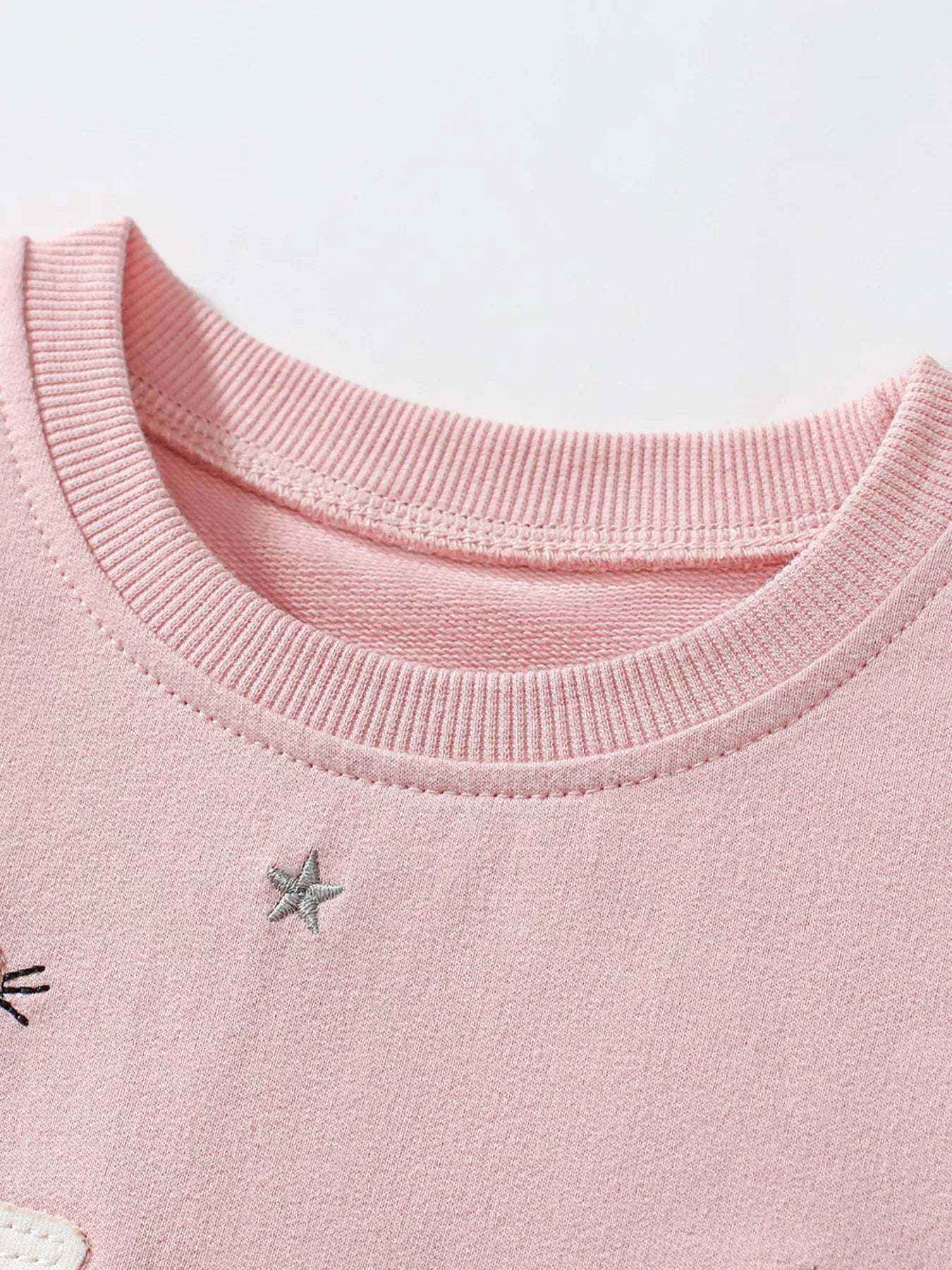 Children's Round Neck Short Sleeve Sweatshirt Dress - Farnelli