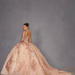 Juliet JT1485J Off the Shoulder Cinderella Quinceanera Ball Gown