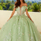 Juliet JT1485J Off the Shoulder Cinderella Quinceanera Ball Gown