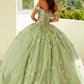 Juliet JT1485J Off the Shoulder Cinderella Quinceanera Ball Gown