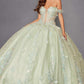 Juliet JT1485J Off the Shoulder Cinderella Quinceanera Ball Gown