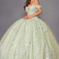 Juliet JT1485J Off the Shoulder Cinderella Quinceanera Ball Gown