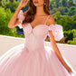 Juliet JT1487H Cold Shoulder quinceanera Ball Gown