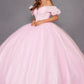 Juliet JT1487H Cold Shoulder quinceanera Ball Gown