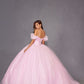 Juliet JT1487H Cold Shoulder quinceanera Ball Gown