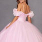 Juliet JT1487H Cold Shoulder quinceanera Ball Gown