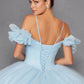 Juliet JT1487H Cold Shoulder quinceanera Ball Gown