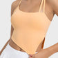 Millennia Slit Asymmetrical Neck Active Cami - Farnelli